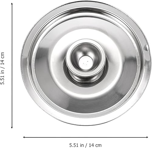 Miniatura 3 de DOITOOL Cubierta para olla de cocina, tapa de olla de acero inoxidable, tapa de sartén pequeña, tapa de olla de condimento, tapa de cacerola, tapas