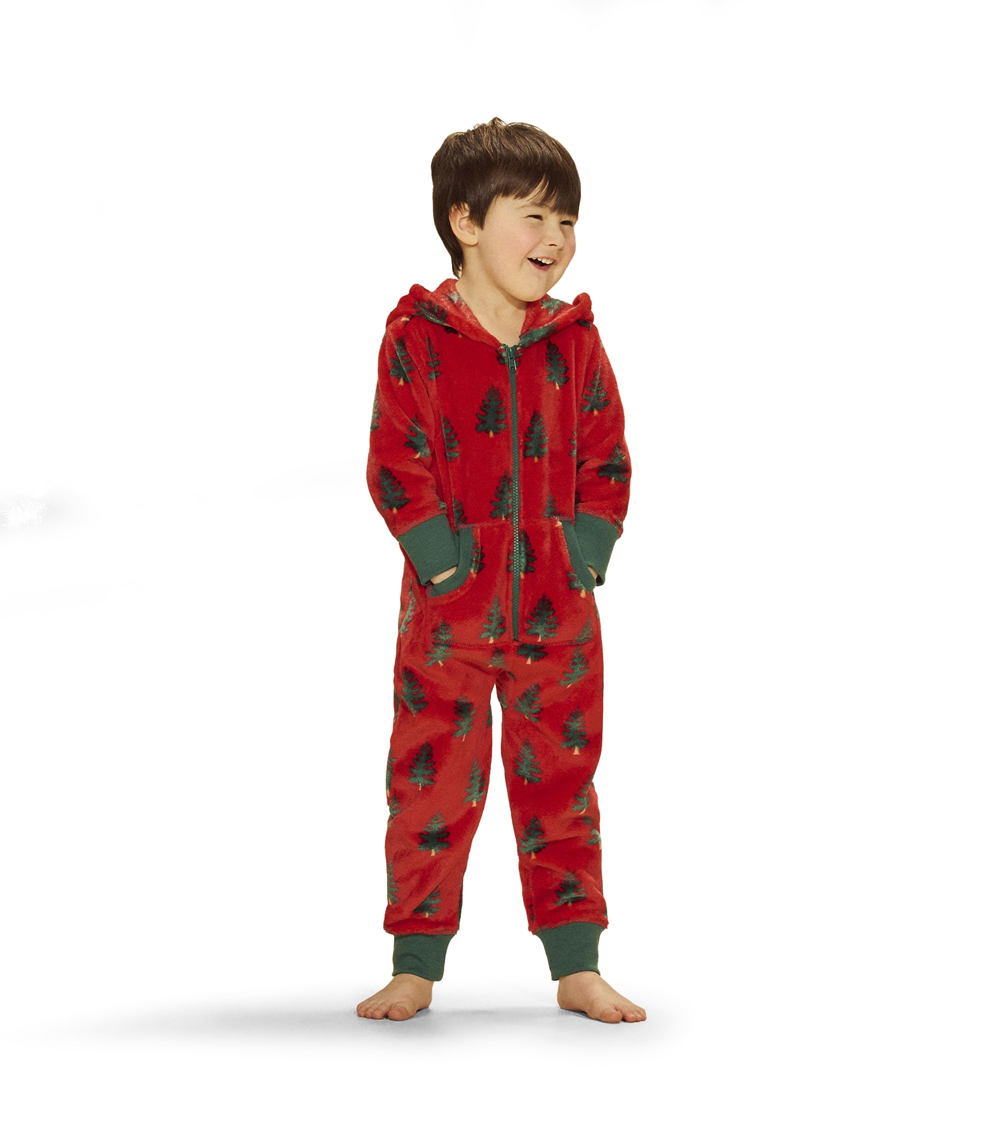 Little Blue House Family Hooded Fleece Jumpsuits Onesie Set di Pigiama Unisex-Bambini e Ragazzi