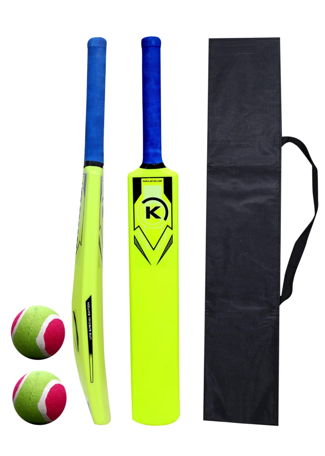 Hyper Junior 5 No. PVC Plastic Bat with 2 Tennis Ball & Bat Cover Free, for 6-8 Years Kids-image-10