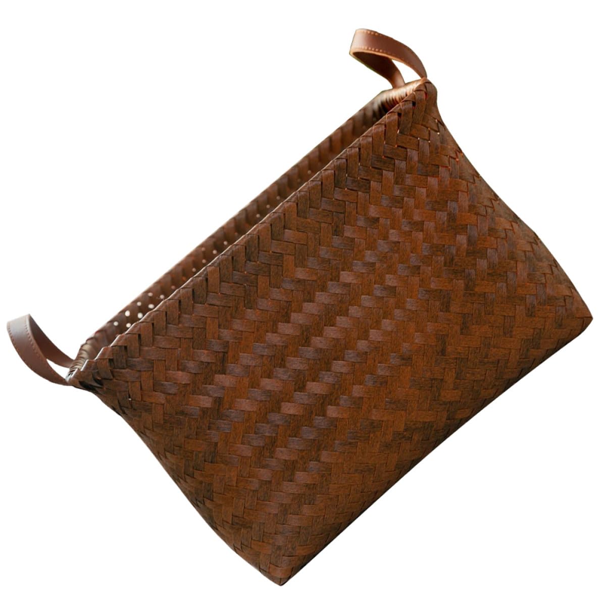 Panier de rangement pour jouets et salon en imitation rotin tressé