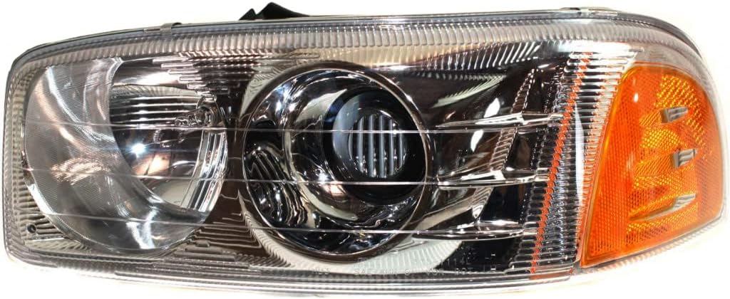 CarLights360 For GMC Sierra 1500 Denali/Yukon XL Headlight Assembly 1999-2006 Pair Driver and Passenger Side DOT Certified | GM2502214 | GM2503214 | 15218077