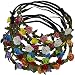 QingHan 9pcs Baby Girl Fashion Bohemian Flower Crown Floral Garland Headbands For Girls