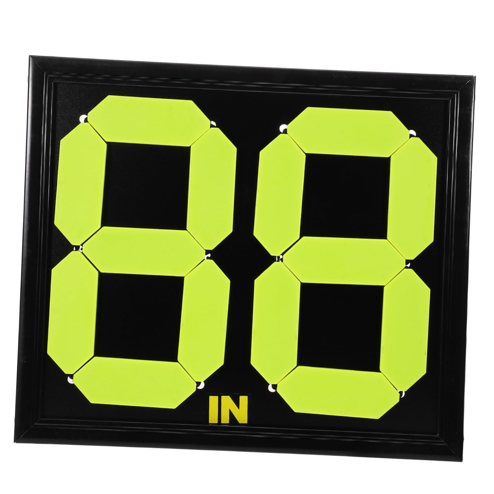 BESPORTBLE Football Replacement Card Foosball Table Replacement Parts Football Referee Yard Marker Soccer Referee Kit Football Down Marker Football Training Counter Football Things Black