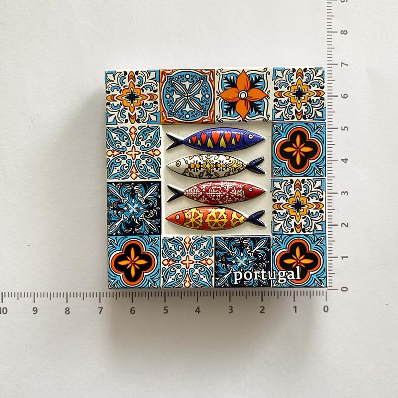 Imán Decorativo de Resina para Refrigerador con Diseño de Pez miniatura 4