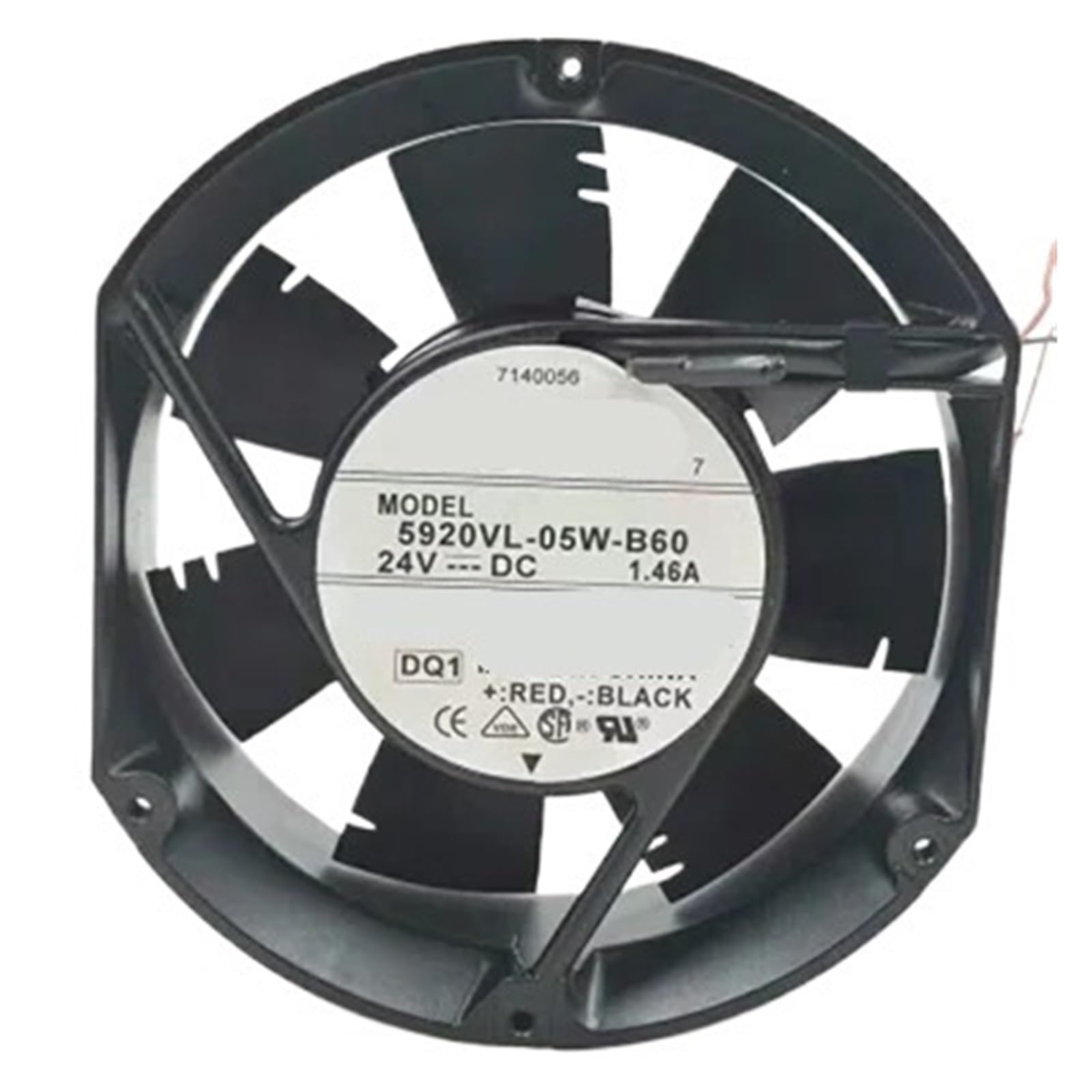 EGTDSFGJA 1pcs 5920VL-05W-B60 24VDC 1.46A 17251 172 * 172 * 51mm Cooling fan