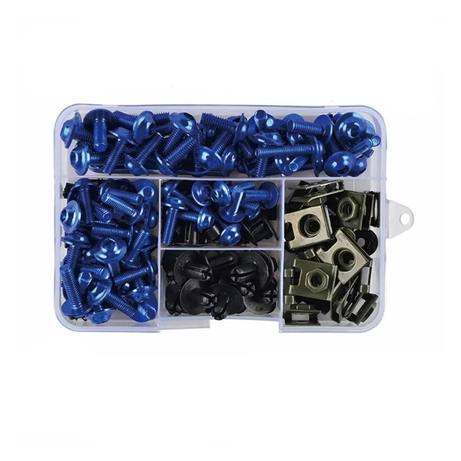 Viti carena moto Per YZFR1 YZFR3 YZFR6 YZFR7 YZFR25 YZFR125 YZF R1 R3 R6 R7 R25 R125 YZF-R1 Kit Bulloni Viti Carenatura Moto Dado Clip(Ee)