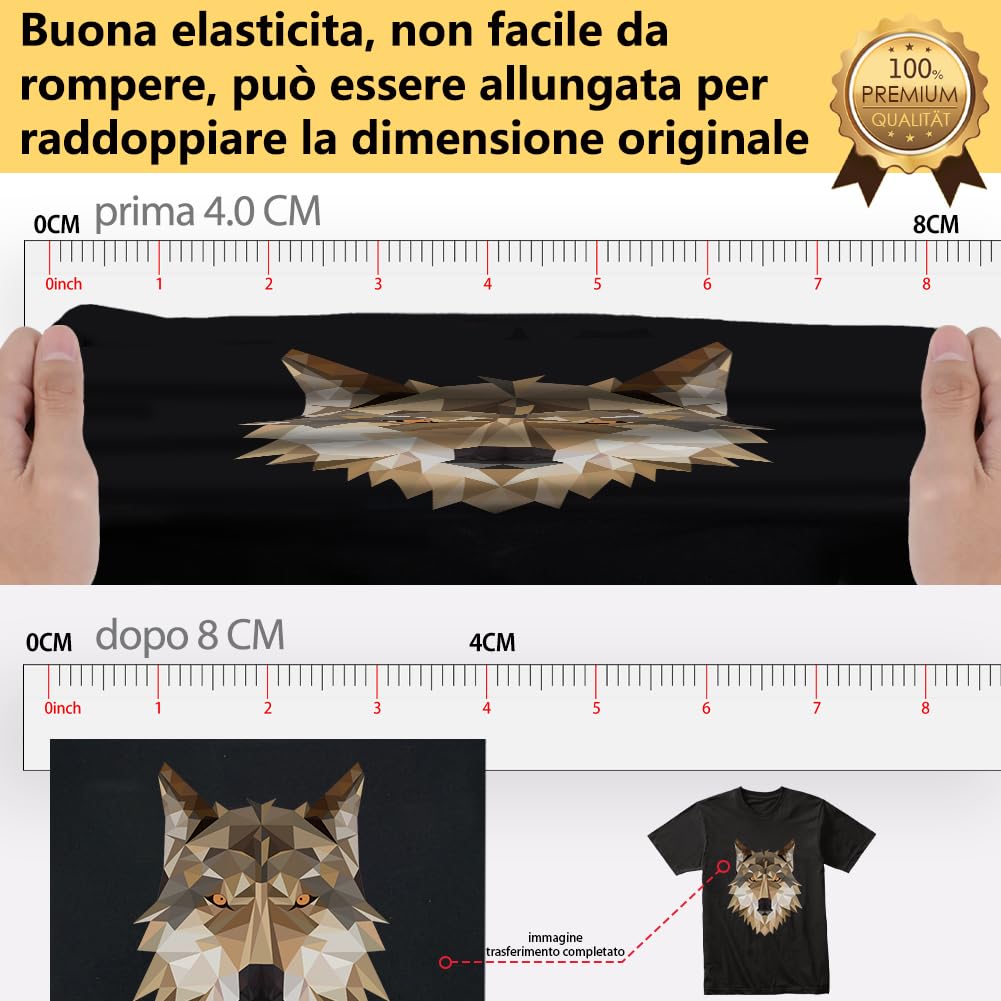 TransOurDream A4X100, Carta per trasferimento in Tessuto per Cotone Leggero, stampanti a Getto d'inchiostro e Laser, Carta per trasferimento in Tessuto, Colore: Scuro