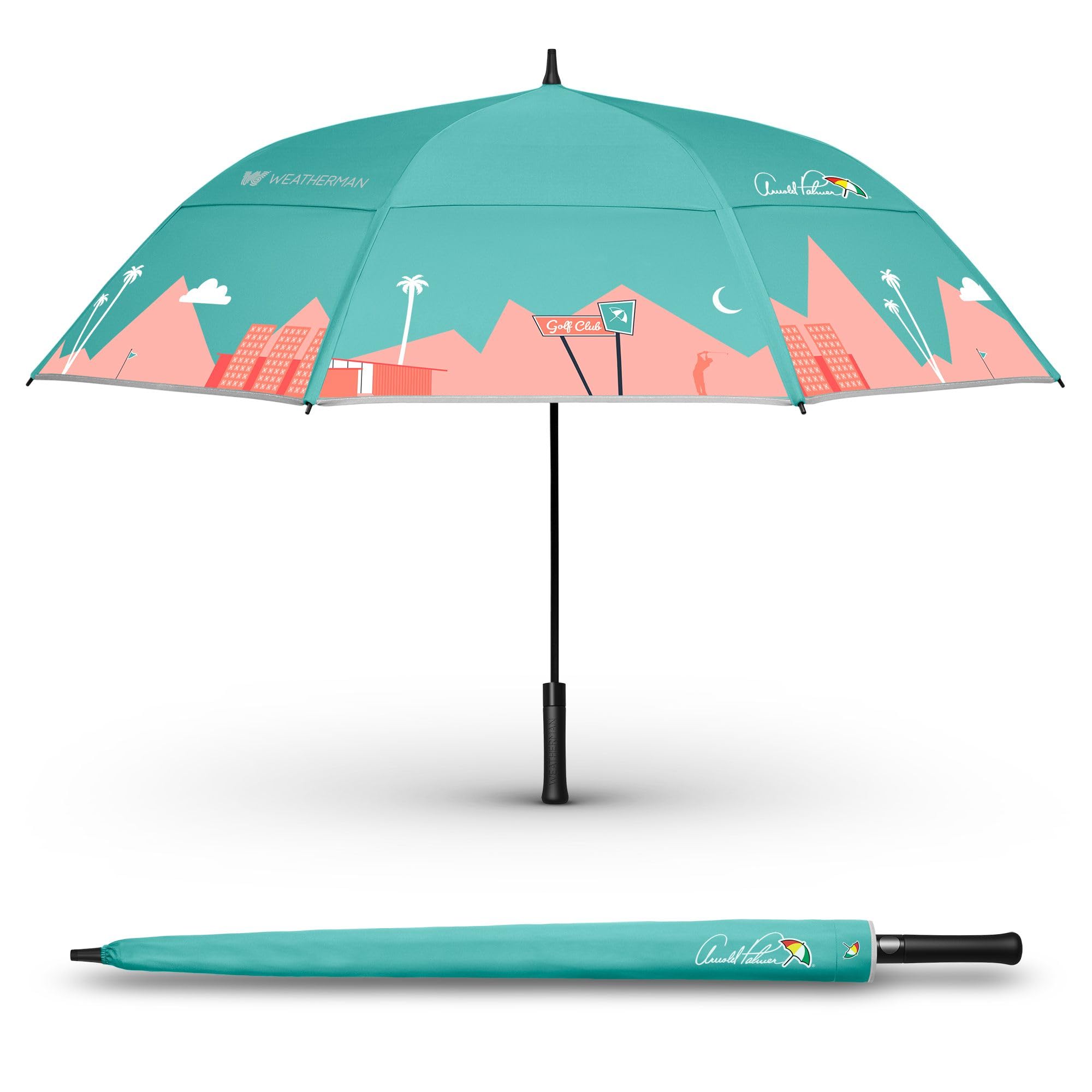 Weatherman The Arnold Palmer Golf Umbrella 1973, 68 inch