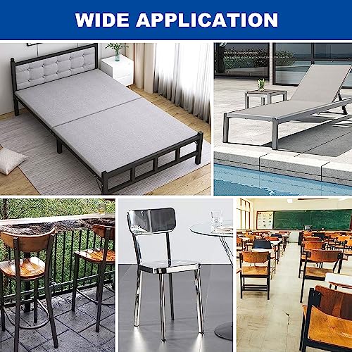 Image of 2 Inch (50 mm) Square Plastic Hole Plugs - 4 Pack Black End Caps for Metal Tubing, Fences, Glide Protection from Chair Legs, Furniture and Floors
