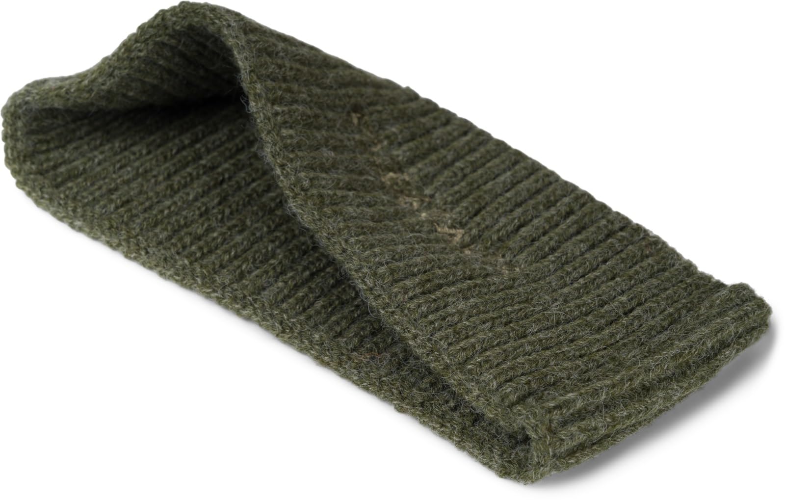 styleBREAKER Women's Knitted Headband with Ribbed Pattern, Logo Embroidery, Warm Winter Hairband, Headband 04026068, Colour:Olive - Image 2