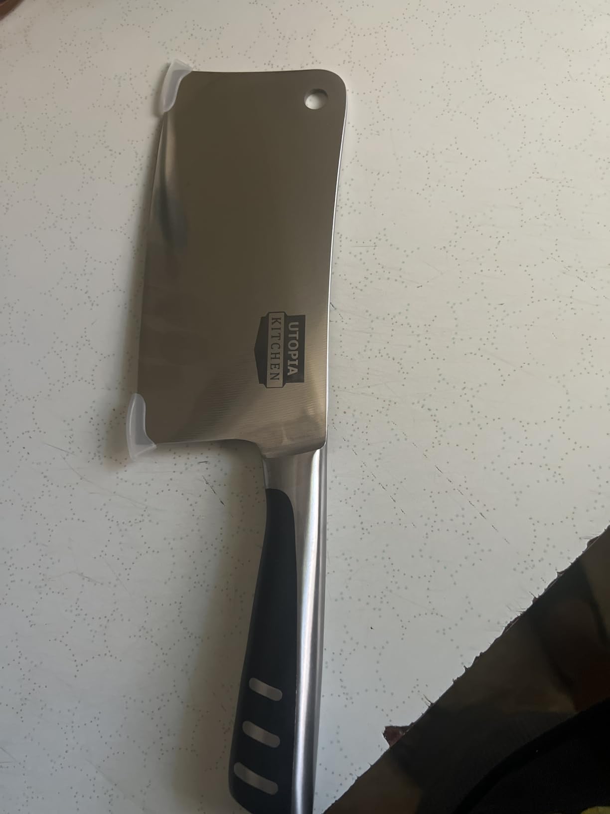 Utopia Kitchen Cleaver full tang construction