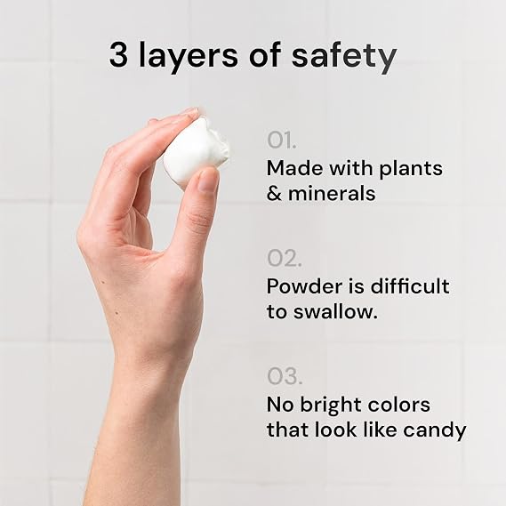Grab Green 3-in-1 Laundry Detergent Pods, Free & Clear, 24 Count