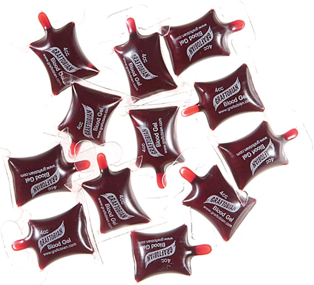 Graftobian Blood Gel Packs 4cc - Pack of 12