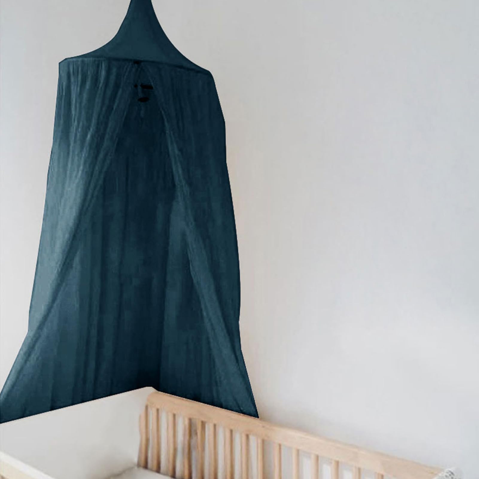 Acouto Tenda a Zanzariera con Baldacchino per Letto Sospeso a Cupola Rotonda per Bambini Che Leggono e Giocano Crea Sicurezza per e per il Morbido Realizzato in Materiale Confortevole, Accogliente