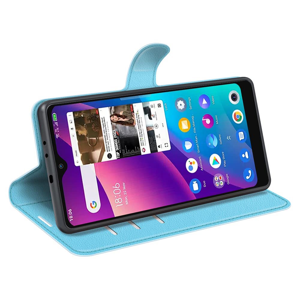 BOCTECH Cover per TCL 30SE / TCL 305 / TCL 306, Custodia a Libro Portafoglio in Pelle PU
