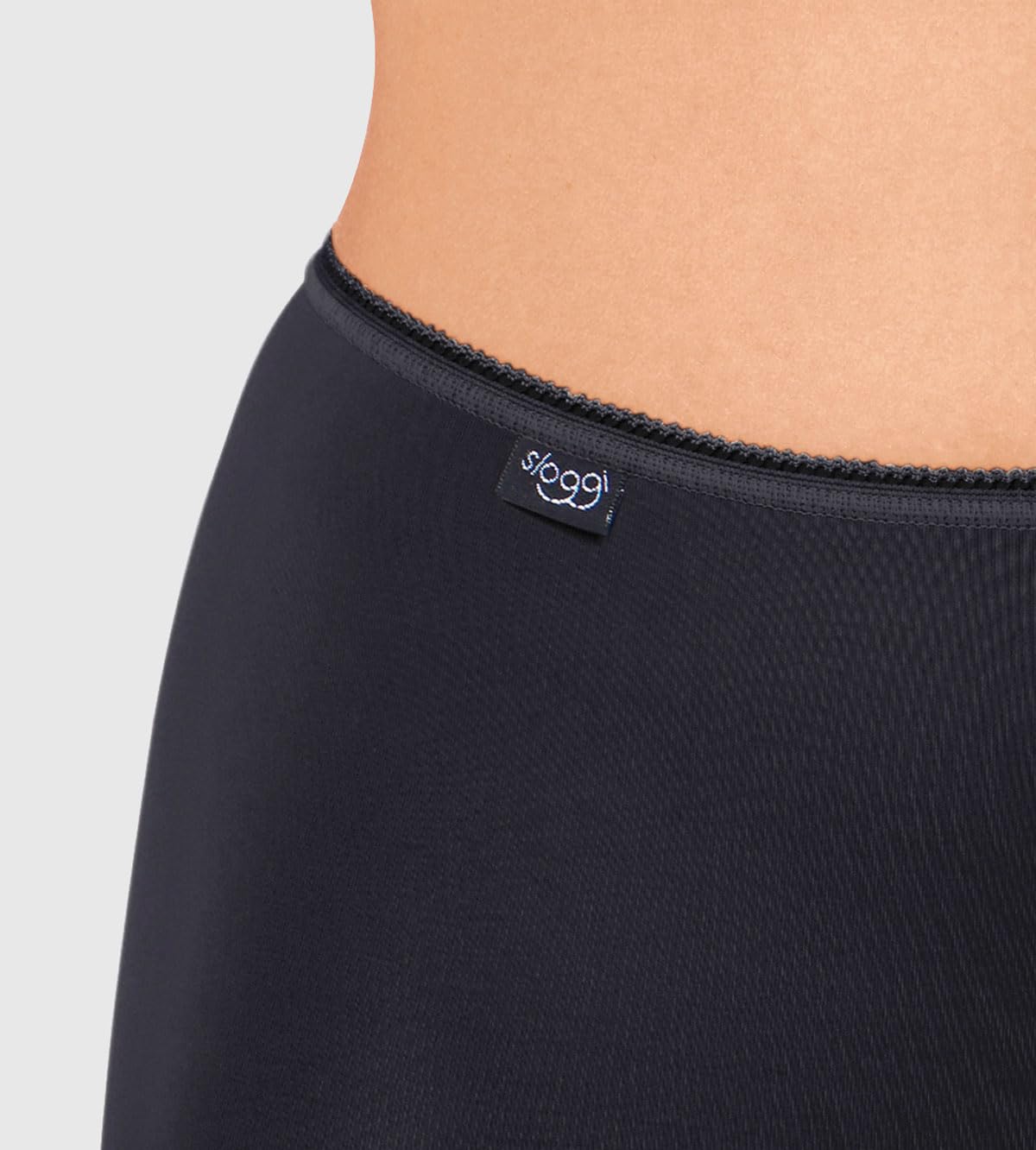 sloggi Bragas para mujer 24/7 Microfibre Maxi C3P, negro (negro 04), 44