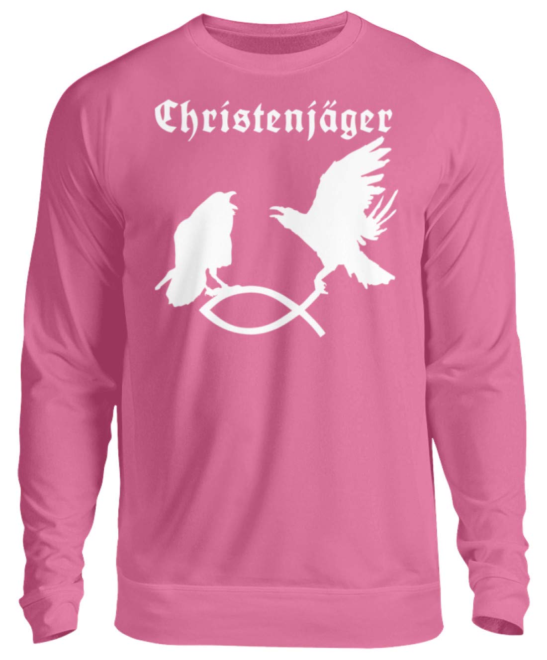 Pull generisch rose coupe ample en taille Large - Vêtement mixte durable - 3