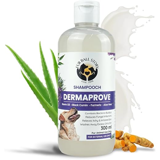 FUR BALL STORY Ayurvedic Antifungal Dog Shampoo 300ml