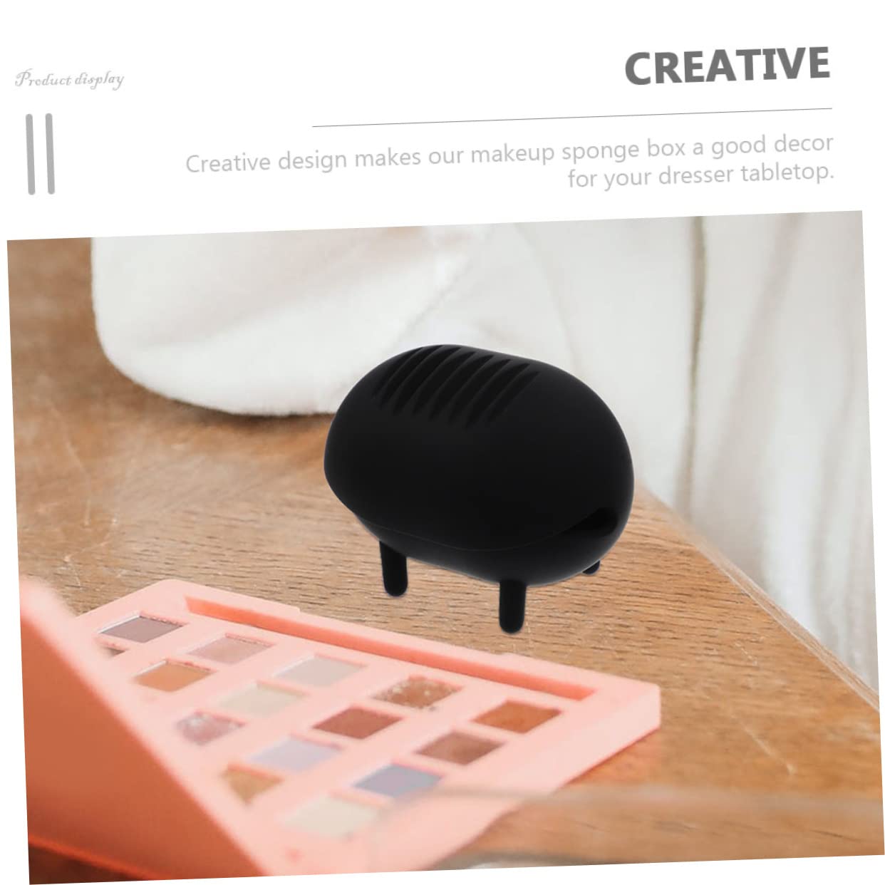 FOMIYES 10piezas Organizador Portátil De Esponjas De Maquillaje Estuche De Diseño Transpirable Para Viajes y Uso Doméstico Para Mantener La Limpieza y Secado De Tus Esponjas