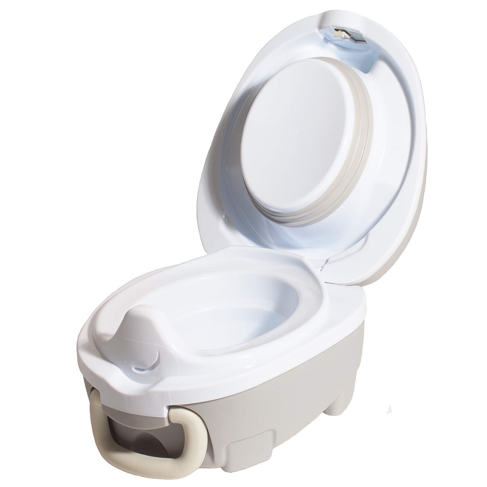 My Carry Potty Grey Travel Potty, AwardWinning Portable Toddler Toilet Seat for Kids to Take