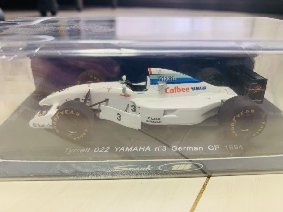 Amazon.co.jp: 1/43 スパーク ティレル022 片山右京 1994 ドイツGP