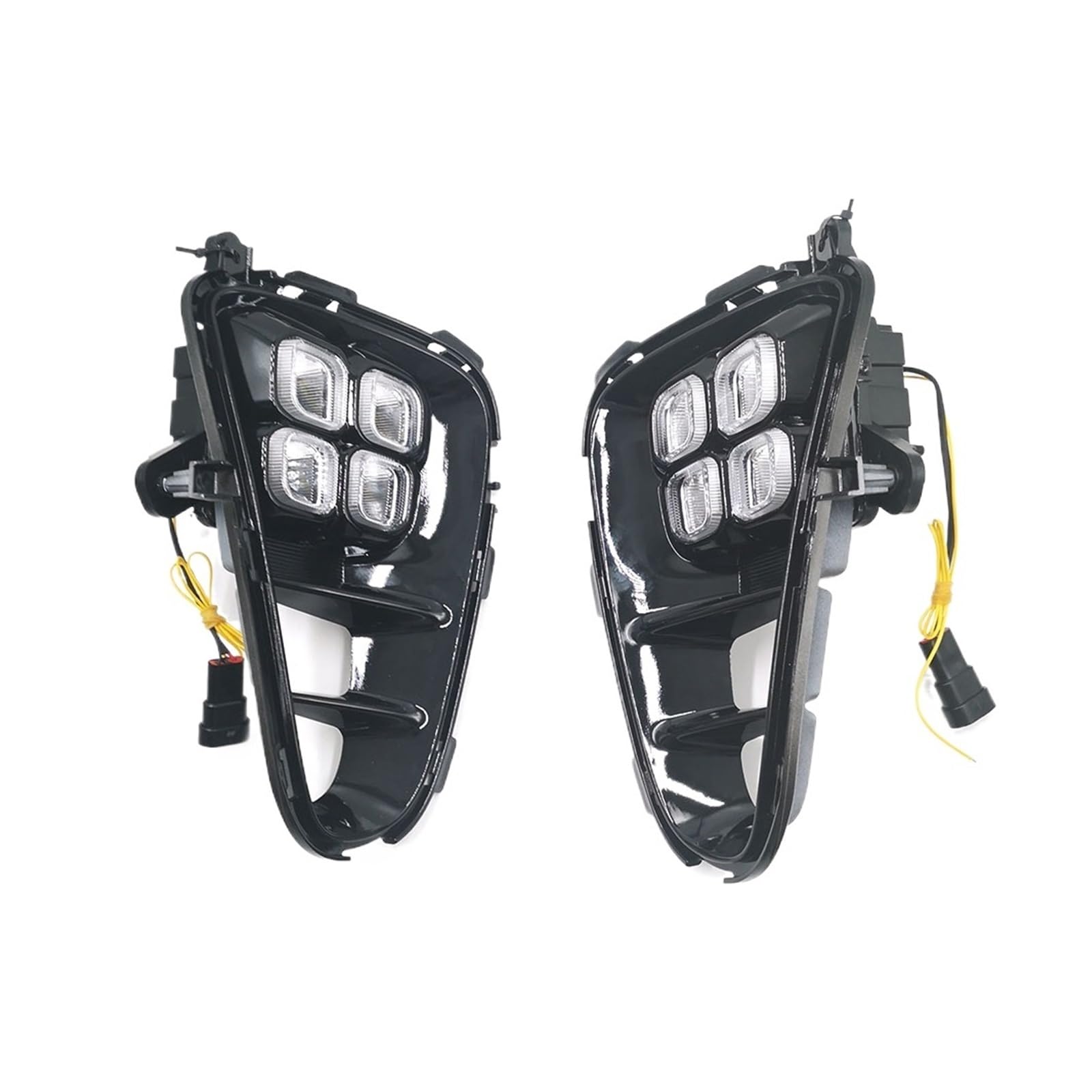 LJBljf 1 Pair Compatible For Kia Picanto 2017 2018 2019 2020 LED Fog Lights DRL LED Headlight Daytime Running Light Front Bumper Lamp Assembly, binbin06792 store