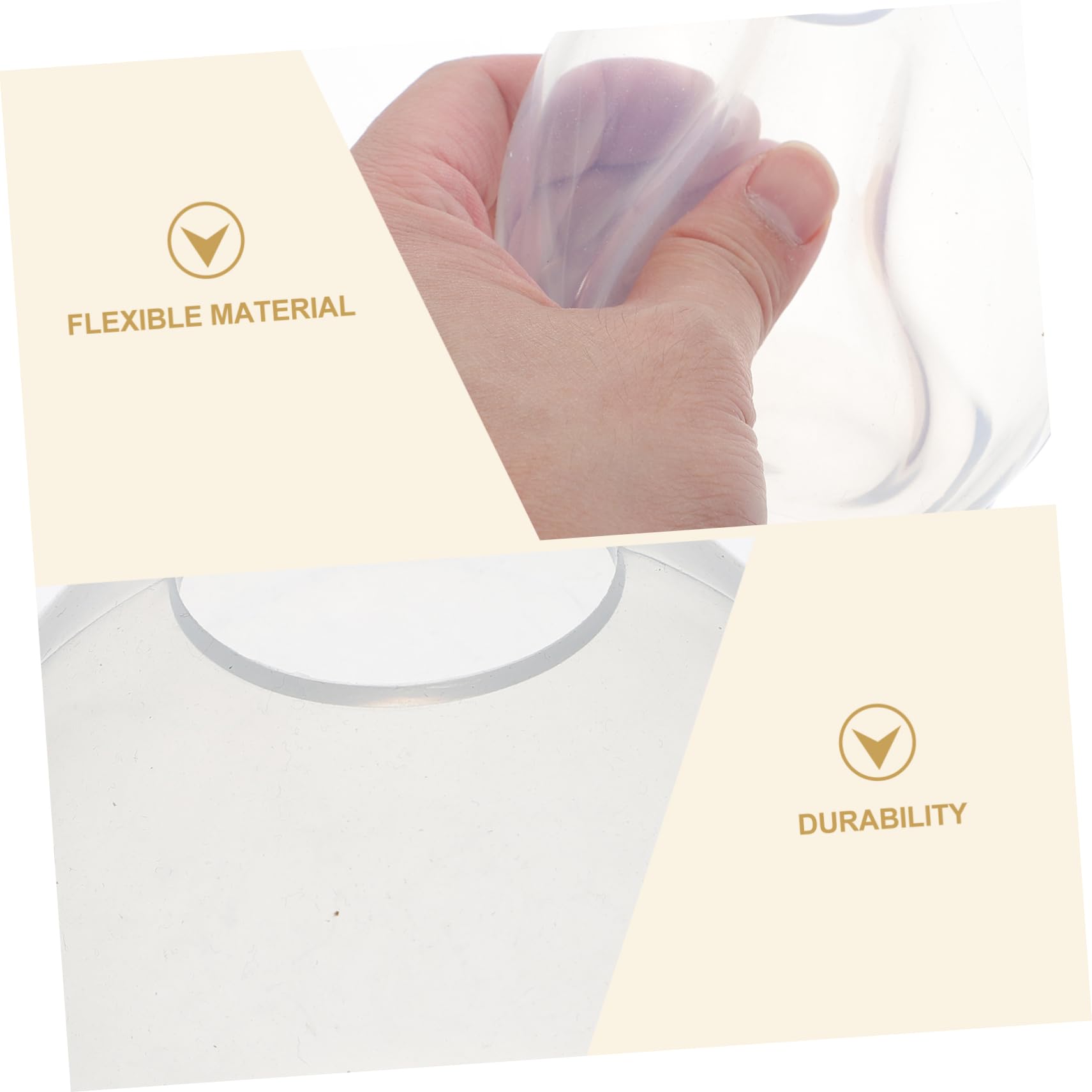 Lurrose 6stücke Silikonform Für Kristallball Diy Ornament Mould Bastelformen Kugelformen Leicht Zu Reinigen Und Recycelbar Für Handarbeiten Und Seifenherstellung