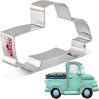 LILIAO Vehicle Pick-up Truck Cookie Cutter - 4.5 x 2.9 inches - Stainless Steel