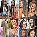 Crochet Box Braids Hair Pre-Looped Goddess Braids 7 Packs 3x Braiding Hair (18 Inch, 1B/30/27)