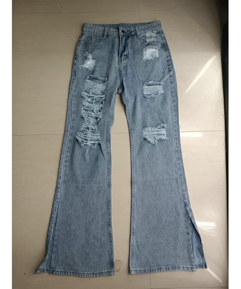 パンツ mud faded crushed flare jeans パンツ mud faded crushed flare jeans Multi-Waistband