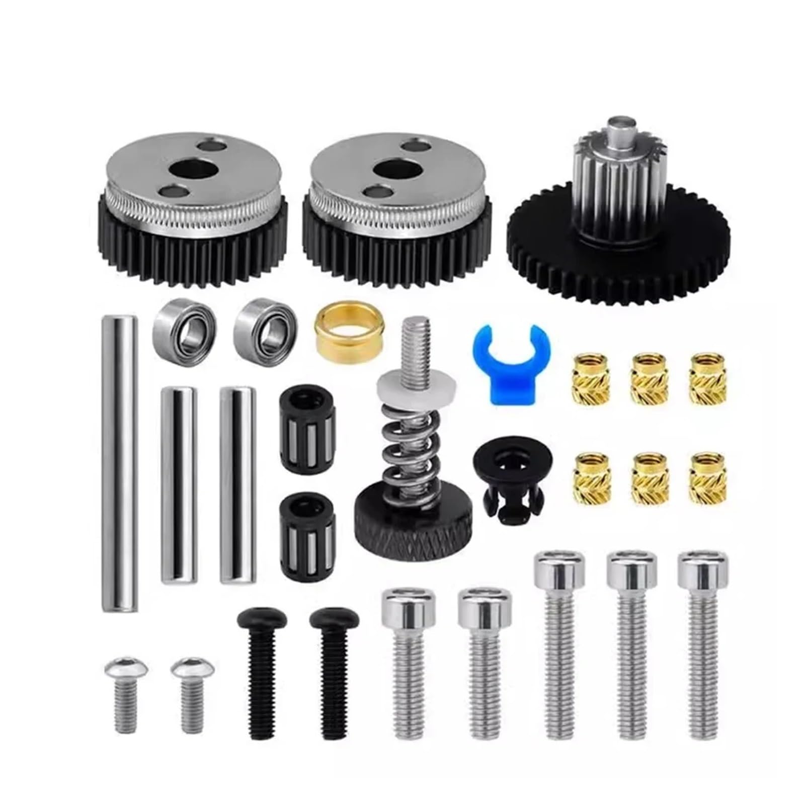 Doppelgetriebe-Extruder, gehärteter Stahl, Untersetzungsgetriebe, Geschwindigkeitsmotor, 3D-Druckerteile CR10 3(HGX Gear Kit)
