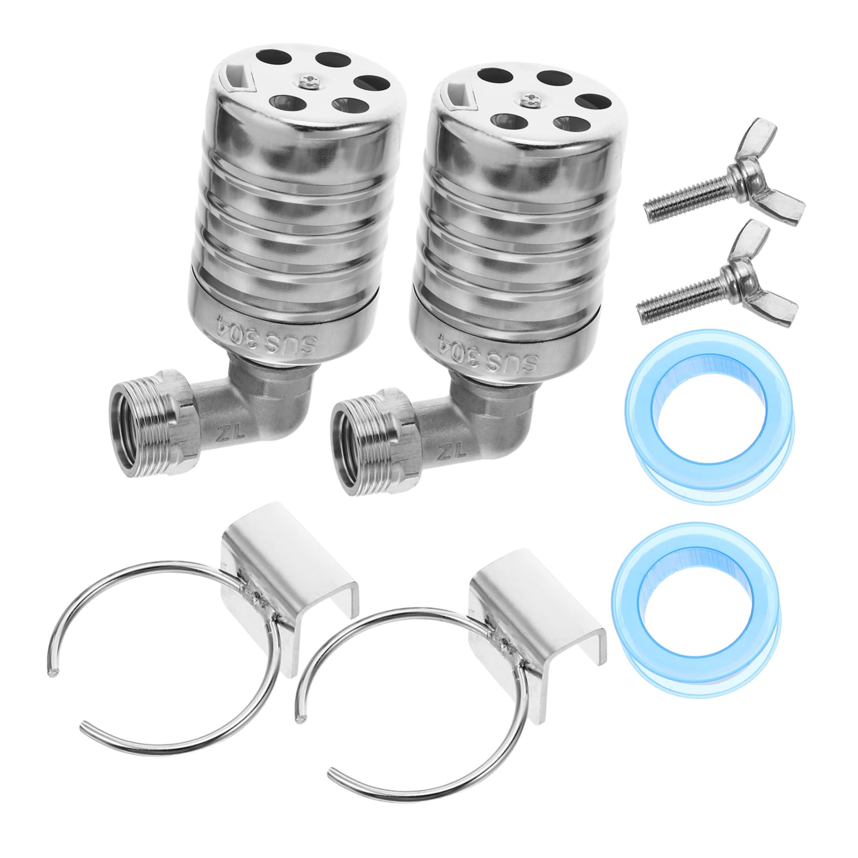 Válvula de flotador automática de acero inoxidable Mobestech para control de agua (10 uds)