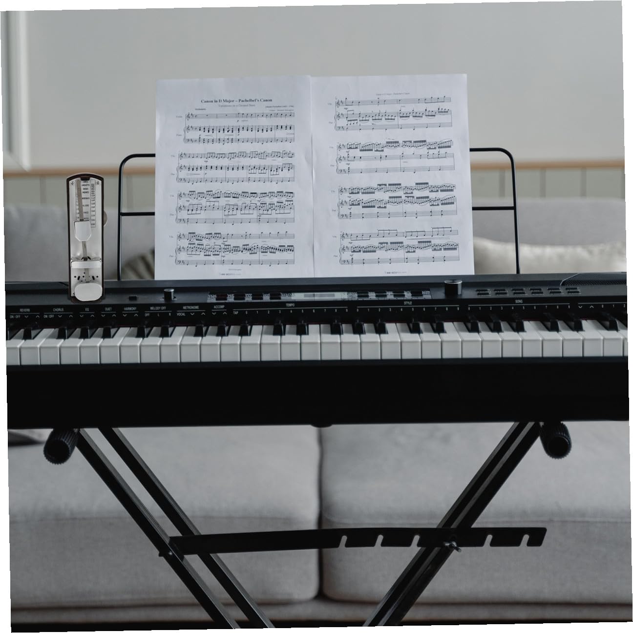 Mechanisches Metronom für Klavier und Schlagzeug und Metall Leicht und Tragbar für Anfänger und Präzises Üben Zuhause oder Unterwegs