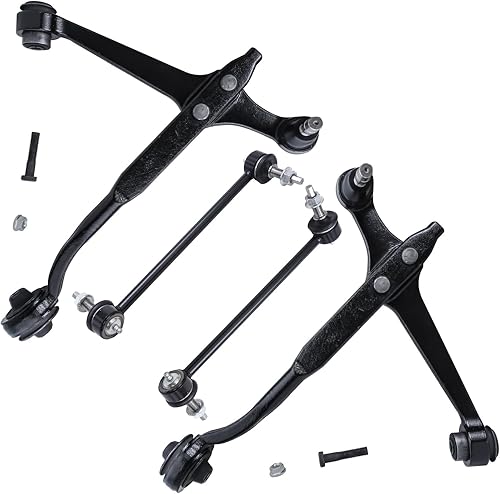 Miniatura 183 de Detroit Axle - Kit de suspensión frontal de 4 piezas para Chevrolet Aveo5 Aveo Pontiac G3 Wave Wave5 Suzuki Swift+, 2 brazos de control inferiores,