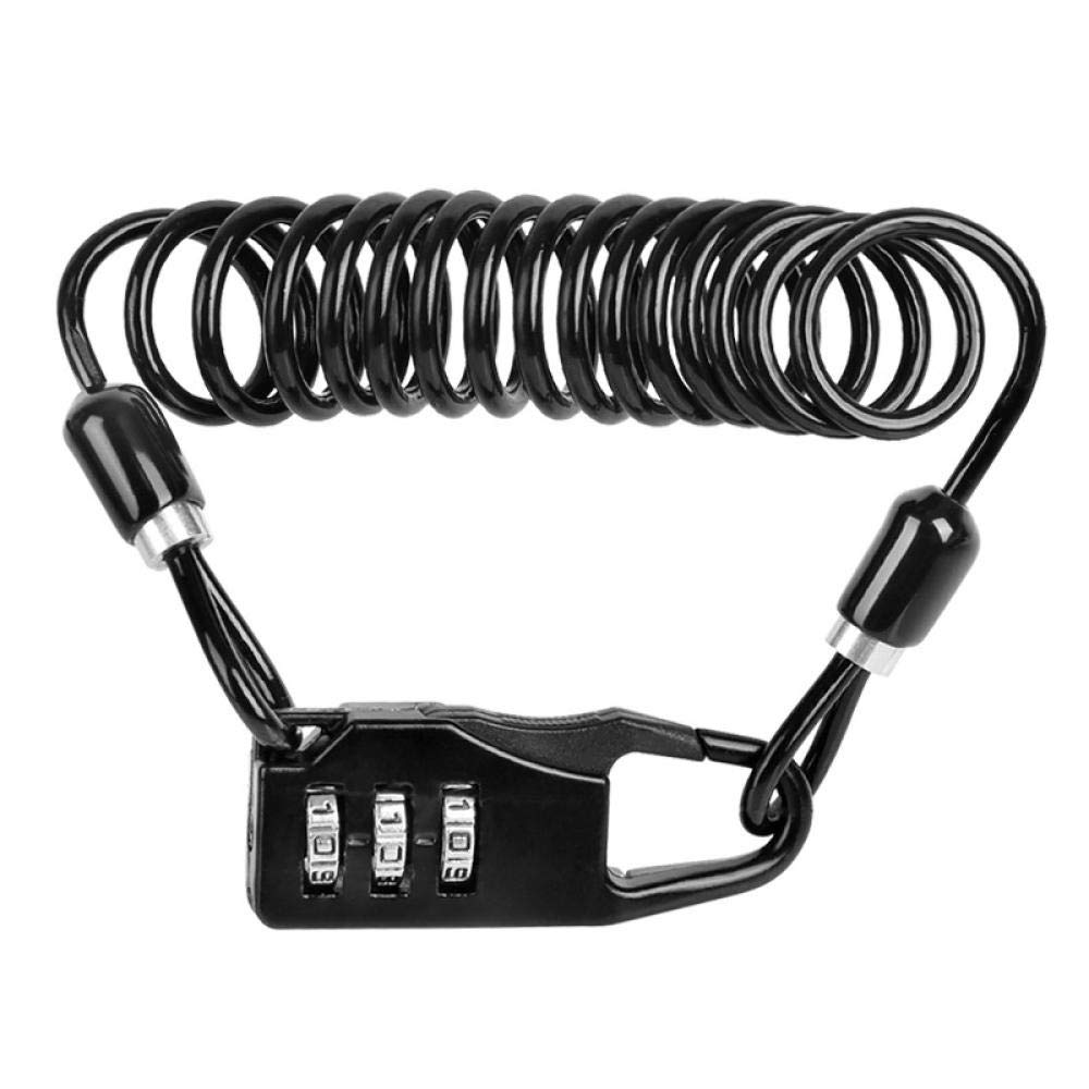 Kettenschloss, Fahrraddiebstahl -Schlosskette, Fahrradschloss Fahrradschloss Pordgerät Antilebige Nummer langes Federdrahtfahrradfahrradzubehör Bykly Lock Bicycle Lock