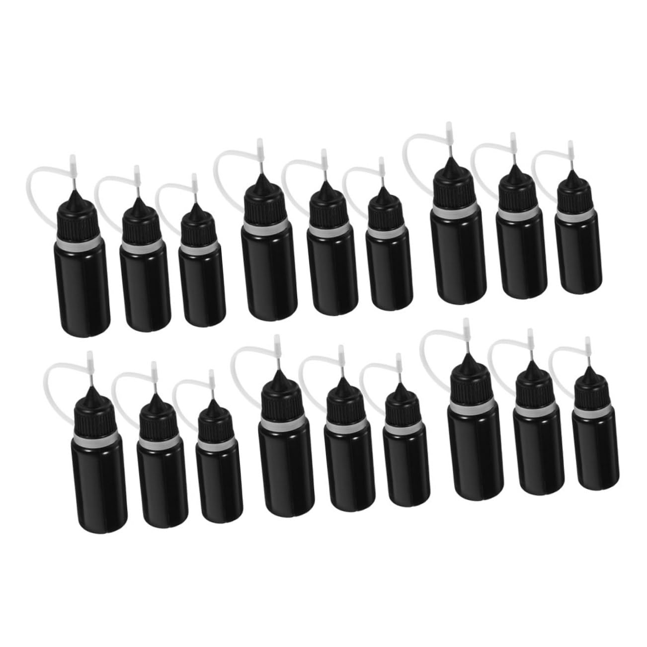 150 Piezas Frasco Con Punta De Aguja Botella Vacía Botellas Recargables Botellas De Aceite De Puntiaguda Contenedores De Aceite De Maquina Mini Botellas Acero Inoxidable