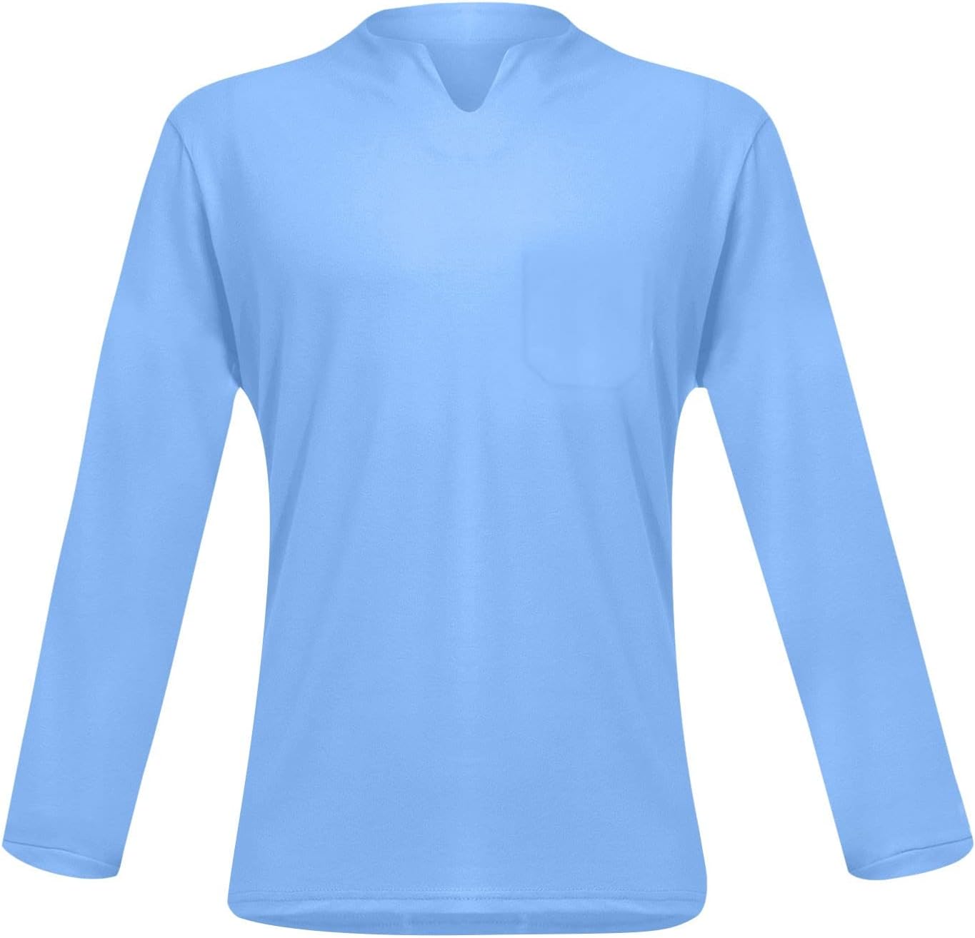 Mens Shirts Men's Casual Solid Color V-Neck Gentleman's Business Short Sleeve Fitness T-Shirt Shirts
