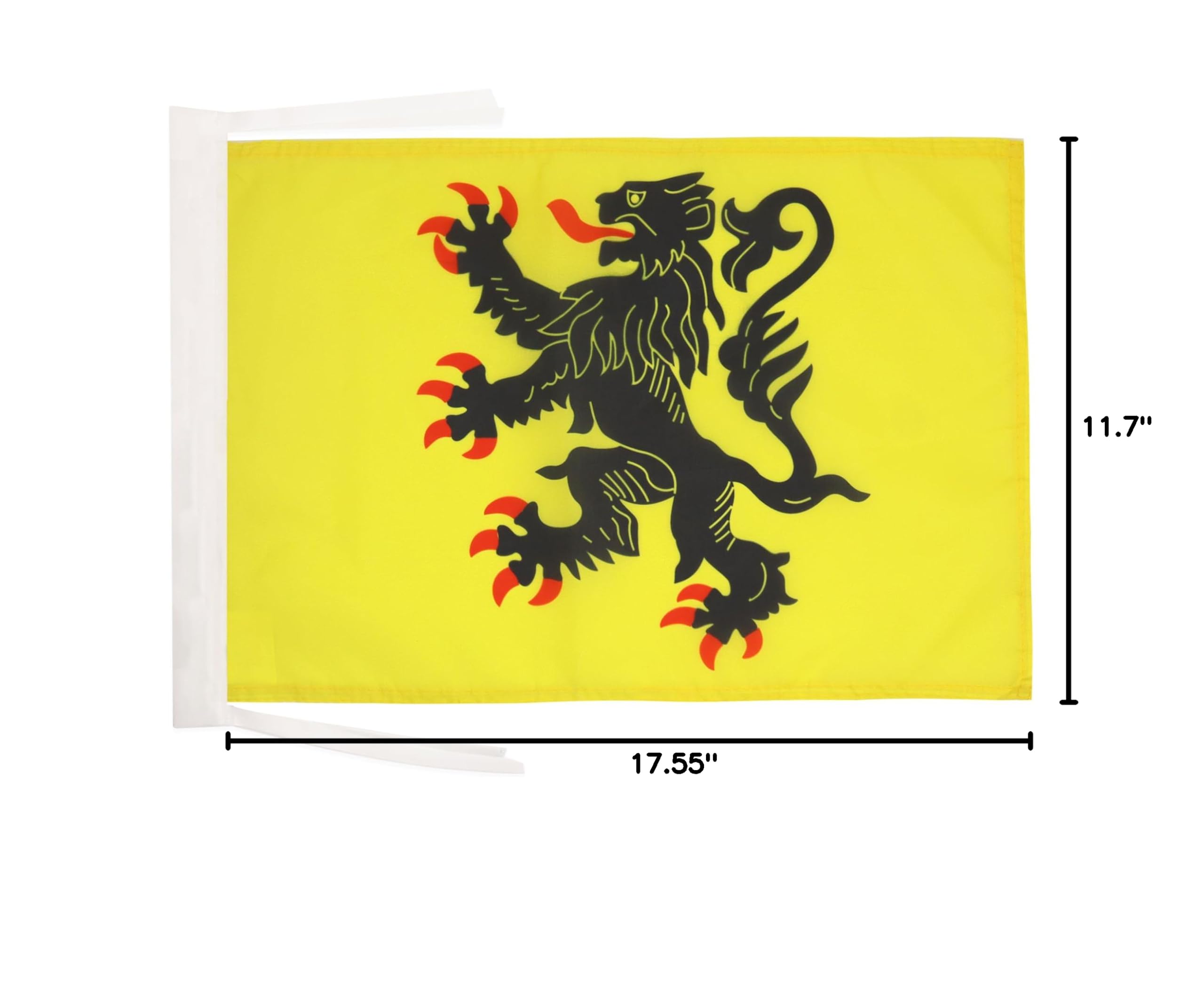 AZ FLAG Bandera de ESPAÑA SIN Armas 45x30cm - BANDERINA ESPAÑOLA SIN Escudo 30 x 45 cm cordeles — view 259