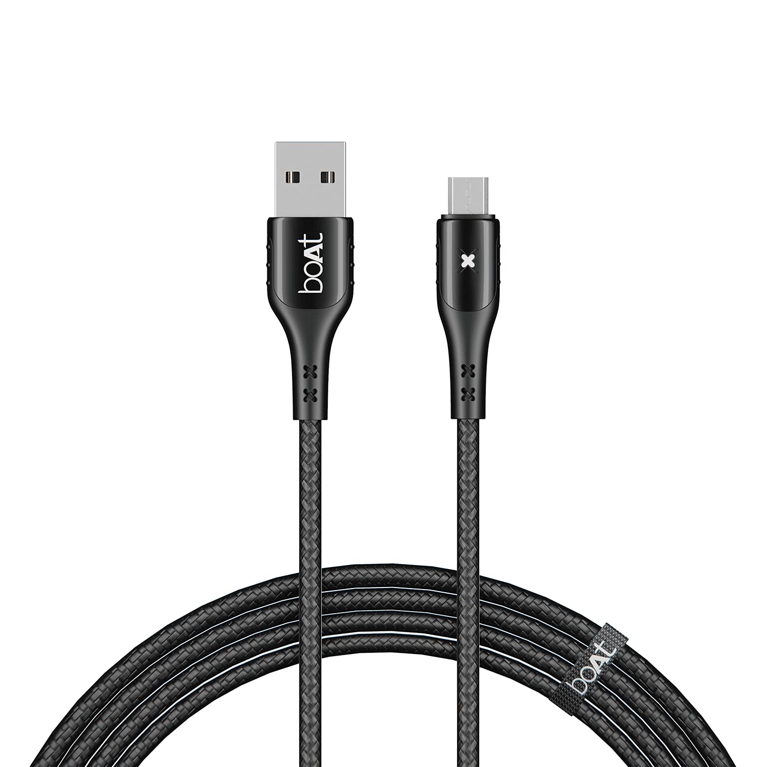 boAt Micro USB 600 Smart Auto Disconnecting Cable with LED Indicator, Stress Resistant, 3A Fast Charging & 480mbps Data Transmission, 10000+ Bends Lifespan & Extended 1.5m Length(Mercurial Black) (B09FY2V1VN) Amazon Price History, Amazon Price Tracker