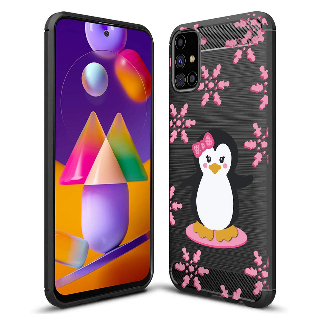 Fashionury Rubberised Designer Printed Back Cover for Samsung Galaxy M31s/ Samsung M31s-HB001