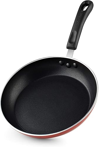 Vista 19 de Cook N Home Juego de sartenes antiadherentes de 3 piezas, 8, 9.5, 11 pulgadas, sartén de cocina para saltear compatible con inducción, turquesa