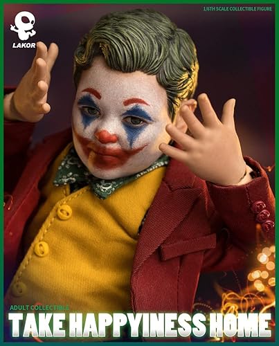 Miniatura 3 de Lakor Baby 16 Escala Joker Baby 3.0 Figura de acción Joker-B (Western Clothing Edition)