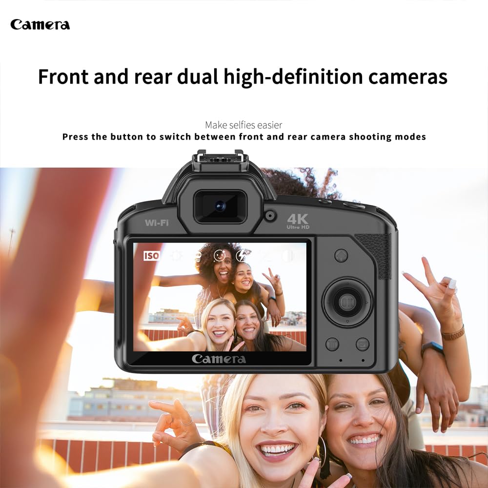 Amazon.com : D5 WiFi Night Vision Camera 64MP Kids Digital Camera