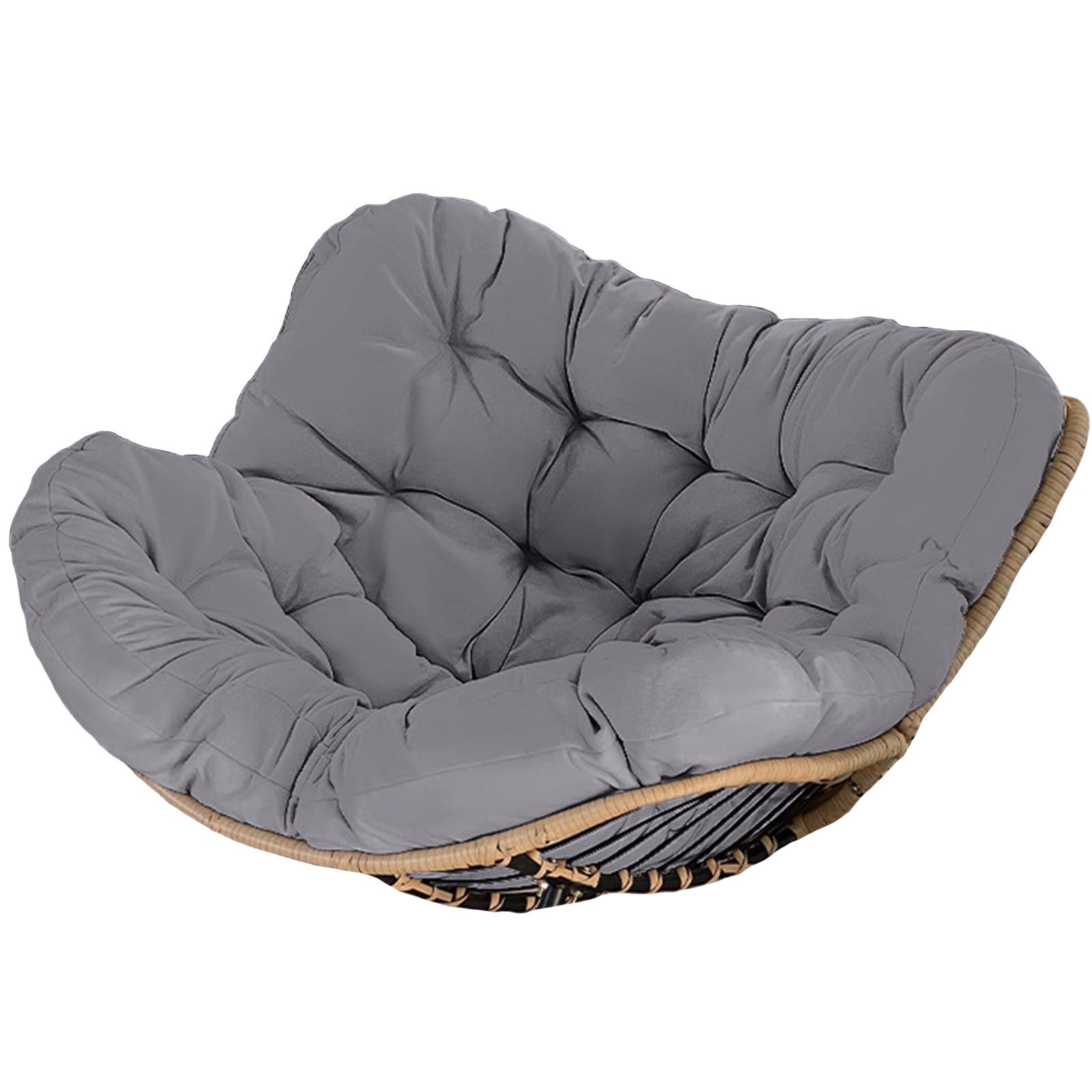 Coussin de rechange pour chaise suspendue en fourrure haut de gamme