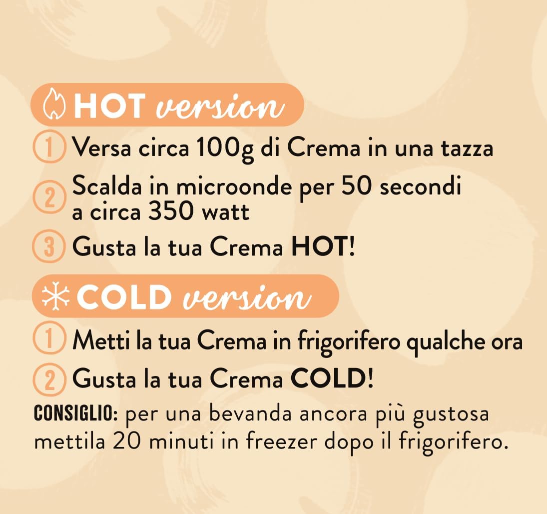 Caffè Borbone CREMA FREDDA CAFFÈ - 1 Brick 550g - Crema a base di latte con caffè solubile delattosata, UHT a lunga conservazione - Senza Lattosio e Senza Glutine - Latte e panna Italiani - Immagine 4