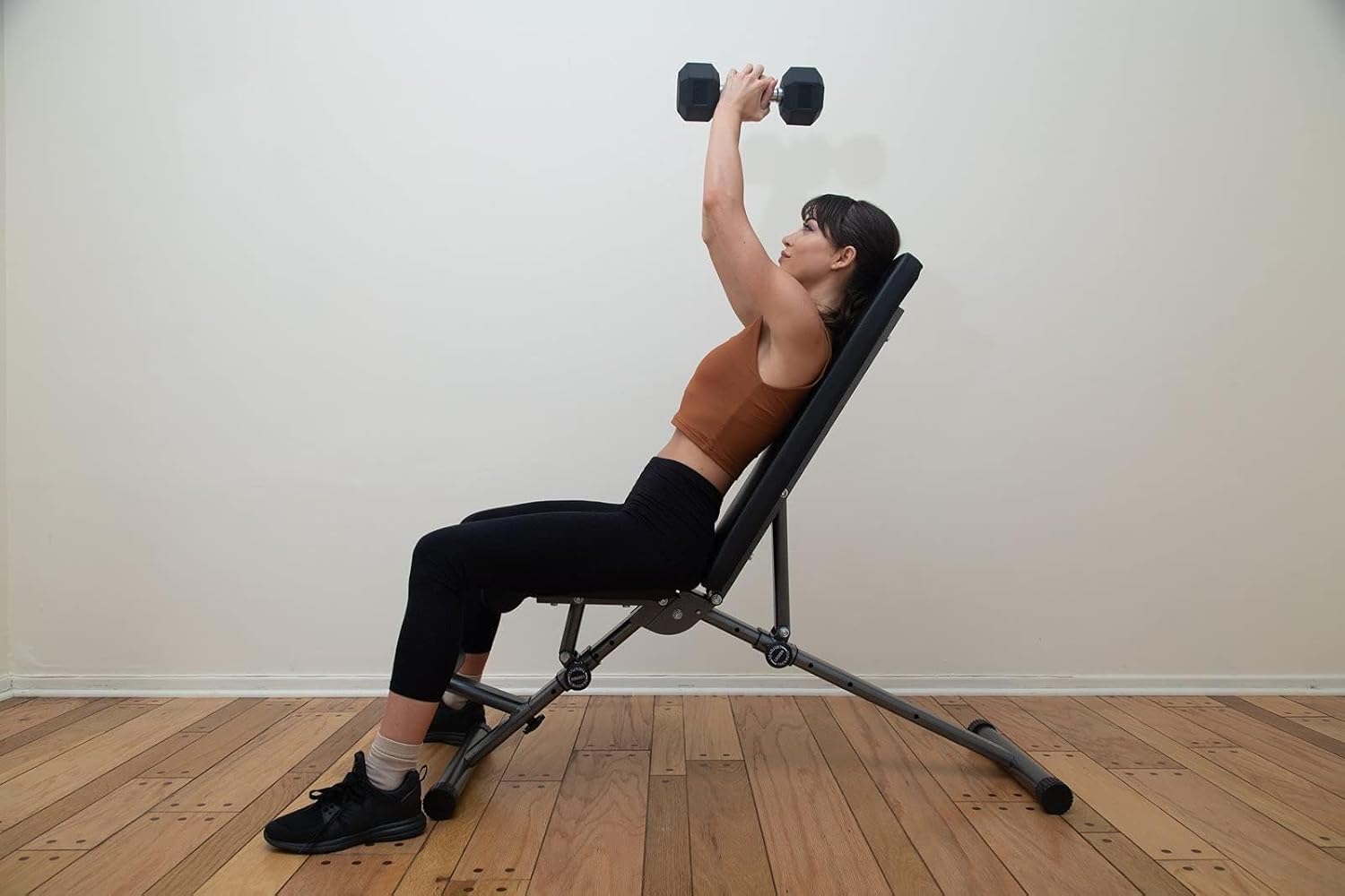 KEWLTAX Exercise Weight Bench Foldable and Easy to Carry Adjustable Strength Workout Weight Bench