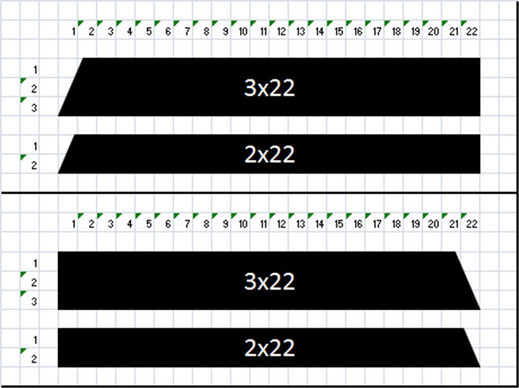 2 and 3 Inch Fender Hash Mark Bars Vinyl Racing Stripes, Fits Dodge Ram Pickup Truck, Both Sides, Light Grey