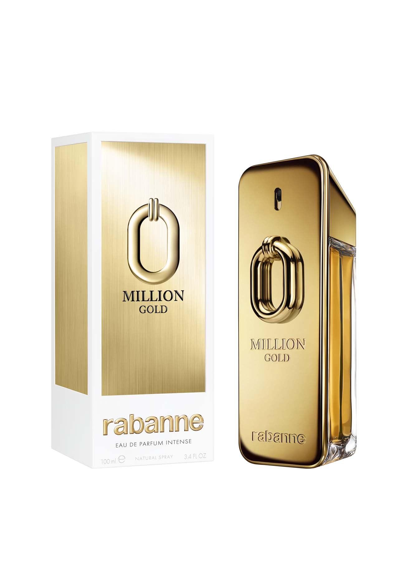 PACO RABANNE Million Gold Intense Eau De Parfum Spray for Men, 3.4 Ounce