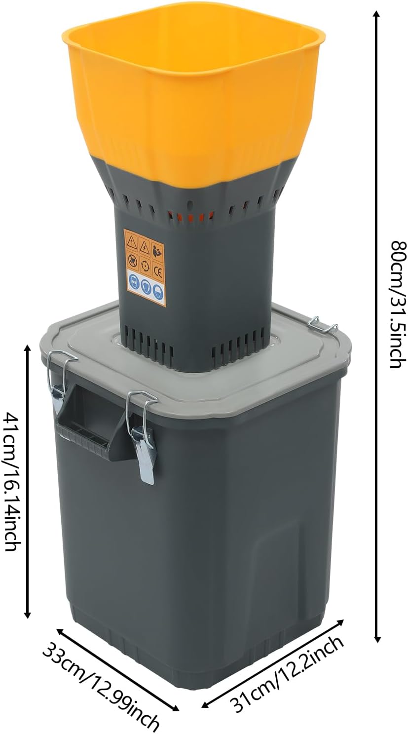 30L/7.93Gal Grain Mill Grinder,1000W,19000RPM Electric Corn Grinder Feed Mill Dry Cereals Grinder with 5 Grinder Sieves & 1 Wrench Wheat Grinder Dry Grain Grinder for Grain Wheat Corn (30L)