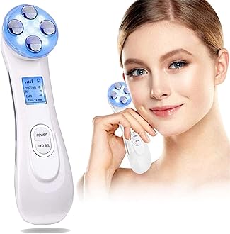 Facial Lifting Machine,LED Light Therapy Wrinkle Remover Skin Tightening Anti Aging Skin Rejuvenation,Face Massager For Skin Care Facial Cleaner